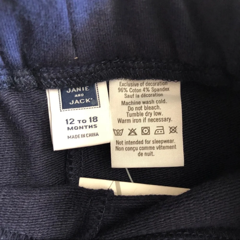 NWT Janie and Jack Girls‎ Navy Wide Leg Pants